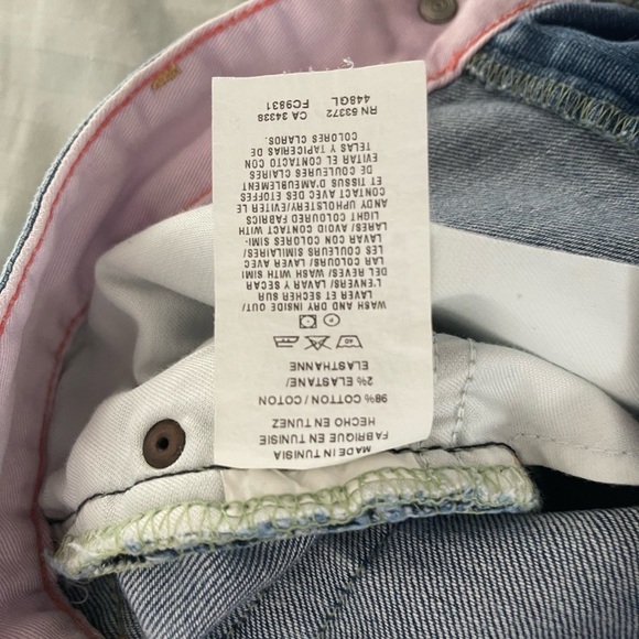 Fcuk Mid Rise Bootcut Cropped Denim Jeans Size 2 - Picture 7 of 7